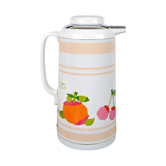 Vintage Diamond Misa Fruit Pitcher: Mid-Century Modern Insulated Carafe - Picture 5 of 9